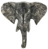 Wandhaken - Garderobenhaken Urban jungle Elefant silber