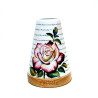 Glowing Candle Holder Vintage Style Puri | Rose