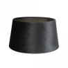Lampenschirm modern Trommel Veloursamt grau Graphit| Light&Living