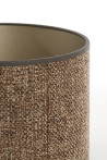 Lampenschirm Zylinder SAVERNA braun| Light&Living