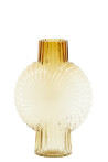Moderne Design-Vase MIA|Glas Rauchbraun-klar