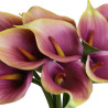 Calla Bund mit 9 Blüten mauve|Real-touch soft|30cm