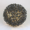 Design-LED-Leucht-Kugel ALU schwarz D50