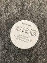 Filz-Platzset bestickt Seelbaub-Ranke anthrazit