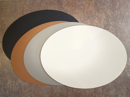 Tischset Platzset oval Leder