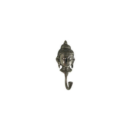 Wandhaken - Garderobenhaken Buddha silber