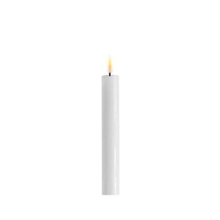 Echtwachs-LED-Stab-Kerze 2er Set|Deluxe Homeart| weiß 15cm