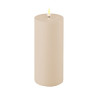 LED-Stumpenkerze Outdoor|Deluxe Homeart| weiß 15cm