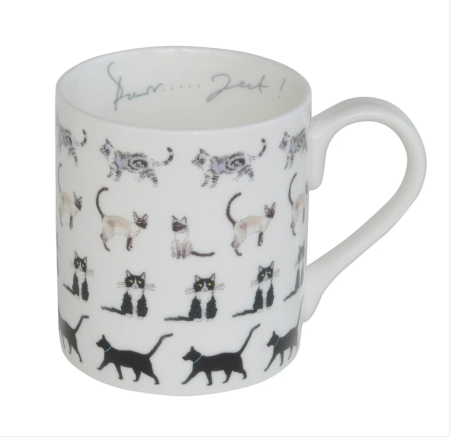 Tasse Haferl Katzenliebe Purrfect Bone China | Sophie Allport