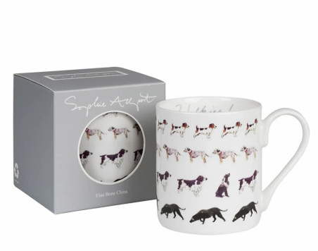 Tasse Haferl Hundeliebe Walkie Bone China | Sophie Allport