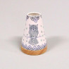 Glowing Candle Holder Vintage Style Puri | Mandala-Eule blau