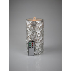 LED-Kerzen-Brunnen silber...