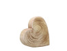Herz Paulownia-Holz natur-geflammt