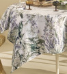 Tischdecke Mitteldecke 115x115cm Parfum de lavande mauve |Garnier Thiebaut