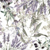Tischdecke Mitteldecke 115x115cm Parfum de lavande mauve |Garnier Thiebaut