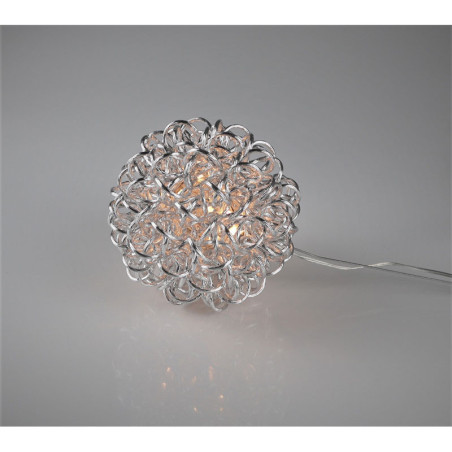 Design-LED-Leucht-Kugel ALU silber D20 | AM-Design