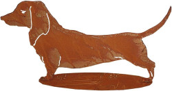 Edelrost Deko Hund Schäferhund Dewoga