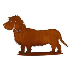 Edelrost Deko Hund Schäferhund Dewoga