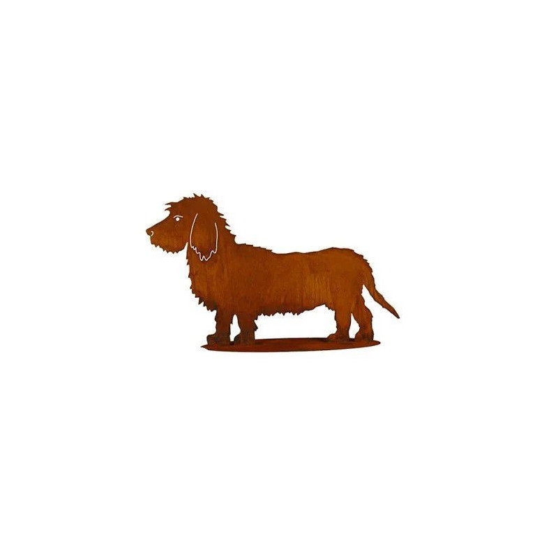 Edelrost Deko Hund Schäferhund Dewoga