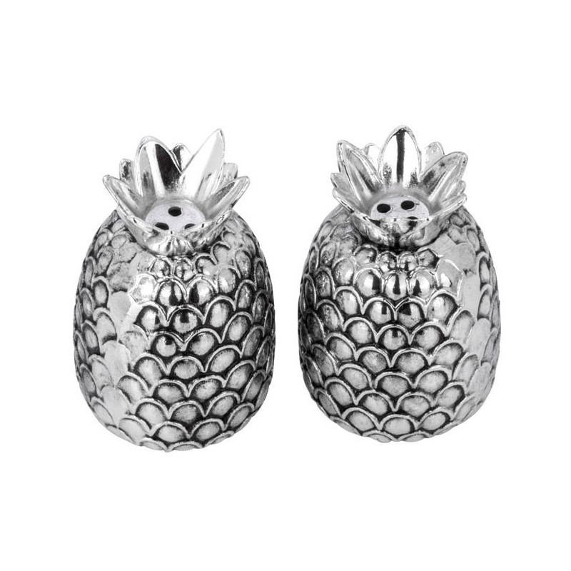 Ananas - Streuerpaar versilbert