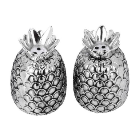 Ananas - Streuerpaar versilbert