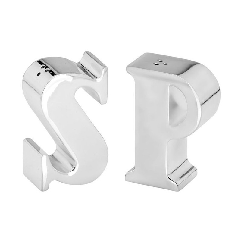 Streuerpaar S&P versilbert