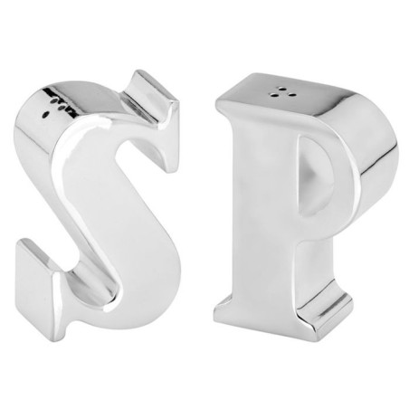 Streuerpaar S&P versilbert