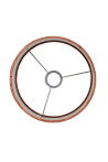 Lampenschirm modern Zylinder Veloursamt GEMSTONE terra| Light&Living