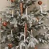 Weihnachtsbaumkerzen Echtwachs-LED |Deluxe Homeart| weiß 6St.