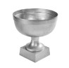 elegante Standschale auf Sockel silber
