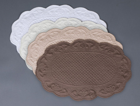 Tischset Platzset gesteppt oval