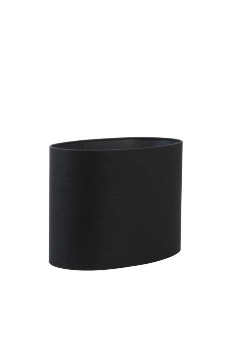 Lampenschirm Livigno oval gerade schwarz| Light&Living